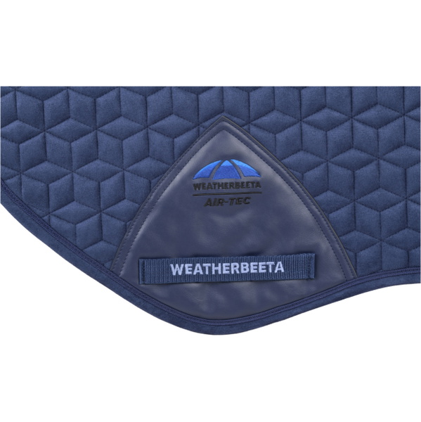 2026 WeatherBeeta Suede Elite Lucht-Tec Jump Gebogen Zadelkussen 1030347 - Navy